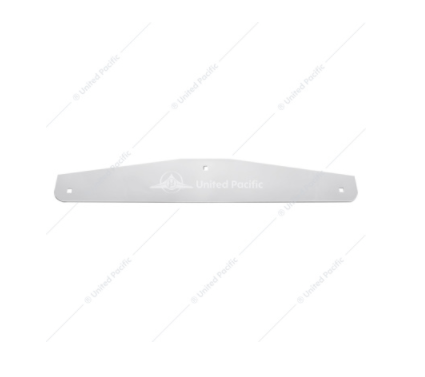 4" X 24" Chrome Standard Bottom Mud Flap Plate - Bolt Thru - 10416