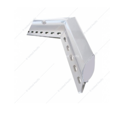 30" Stainless Steel 45 Degree Angled Heavy Duty Mud Flap Hanger 2-1/2" Bolt Pattern  -  10846