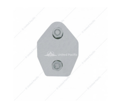 30" Stainless Steel 45 Degree Angled Heavy Duty Mud Flap Hanger 2-1/2" Bolt Pattern  -  10846