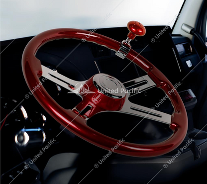 Heavy Duty Steering Wheel Spinner Candy Red  -  70365