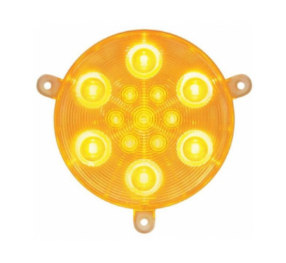 13 LED 2005+ Freightliner Century Daytime Running Light - Amber/Clear Lens- 37617