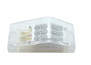 18 LED REFLECTOR LIGHT (PARK, TURN & CLEARANCE) - AMBER LED/CLEAR LENS-38579