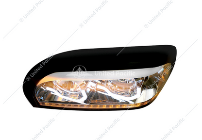 Freightliner Century Chrome Projection Headlight With LED Turn Signal & Light Bar Driver  -  31203