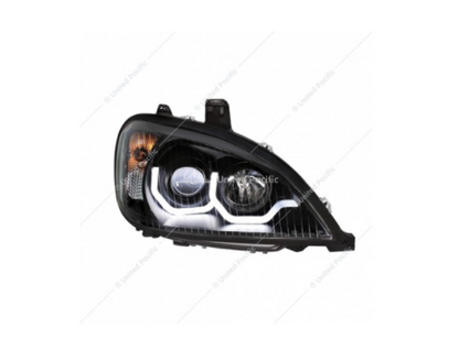 Blackout  Projection Headlight with LED Position Light For 2020-2021 Freightliner Columbia Passenger  -  31255