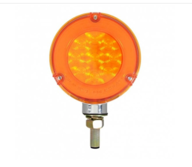 54 LED GloLight Double Face Turn Signal Light - Amber & Red LED/Amber & Red Lens  -  37083
