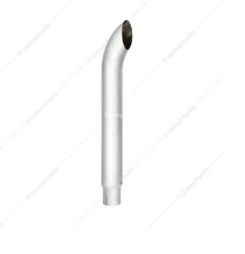 6" CURVED REDUCE TO 5" O.D. BOTTOM EXHAUST - 72" L -C3-65-072