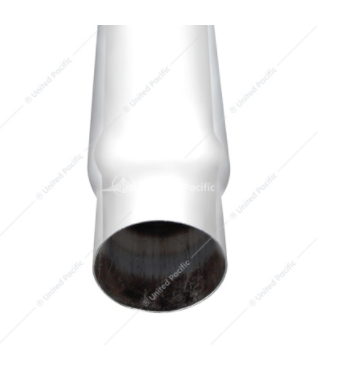 6" CURVED REDUCE TO 5" O.D. BOTTOM EXHAUST - 72" L -C3-65-072