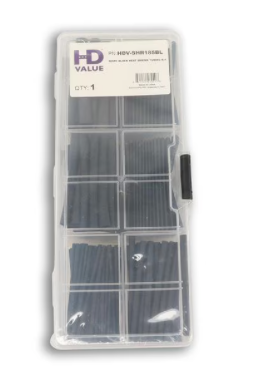 Heat Shrink Tube Assortment  HDV -SHR185BL