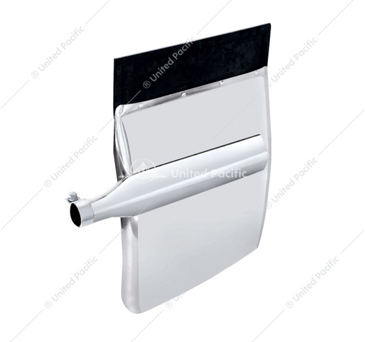Stainless Steel 430SS 24" X 27" Quarter Fender With Triangle Bracket  -  10809