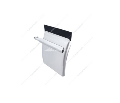 Stainless Steel 430SS 24" X 27" Quarter Fender With Triangle Bracket  -  10809
