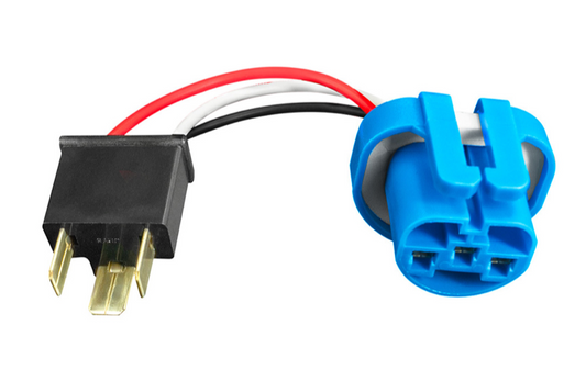 9007 TO H4/9003 3-Pin Bulb Conversion Adapter Plug - 34207