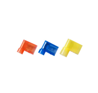 22-18 AWG .250 TAB NYLON FLAG TERMINAL, 8 PCS -98049