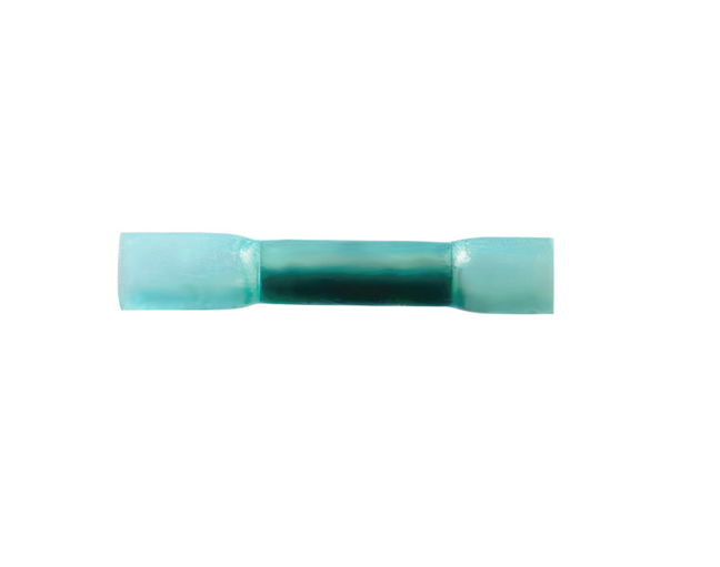 16-14 AWG CS HEAT SHRINK BUTT CONNECTOR - BLUE, 25 PCS - 98183