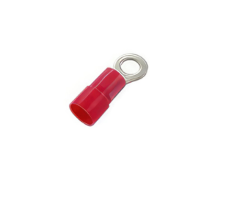 8 AWG 5/16" STUD HD VINYL RING TERMINAL, 4 PCS - 98044