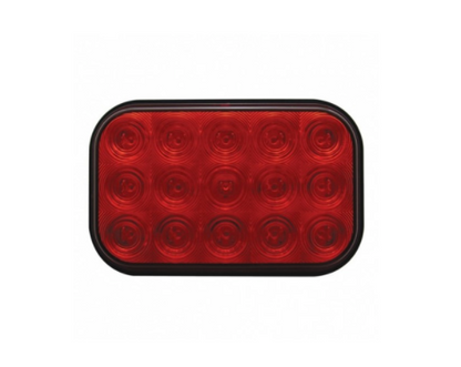 Stop/Tail/Turn Light Light LED 3-1/2" X 5-1/4" Red - 571.LD45R15