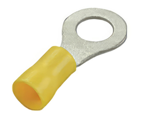 12-10 AWG 1/2" STUD VINYL RING TERMINAL, 7 PCS -98087
