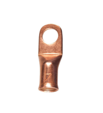 2 AWG 3/8" Stud Seamless Tubular Copper Lug, 5 PCS - 98094