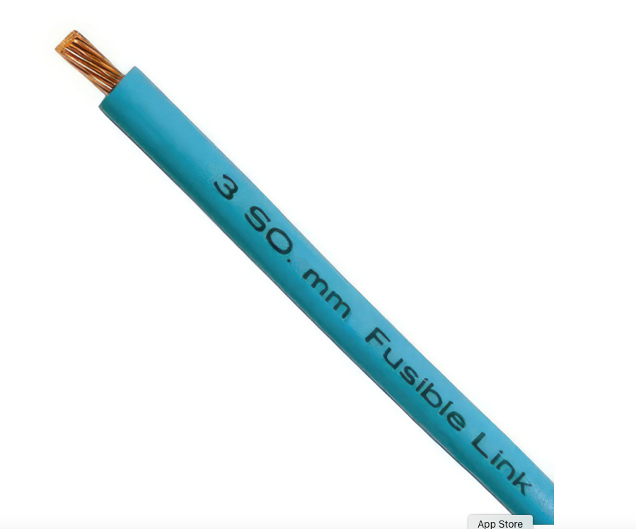 Fusible Link Wire - 12 AWG, Teal, 2 FT- 98128