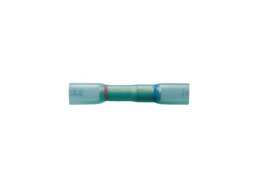 20-18 TO 16-14 AWG CS Heat Shrink Step-Down Butt Connector - Blue, 10 PCS - 98143