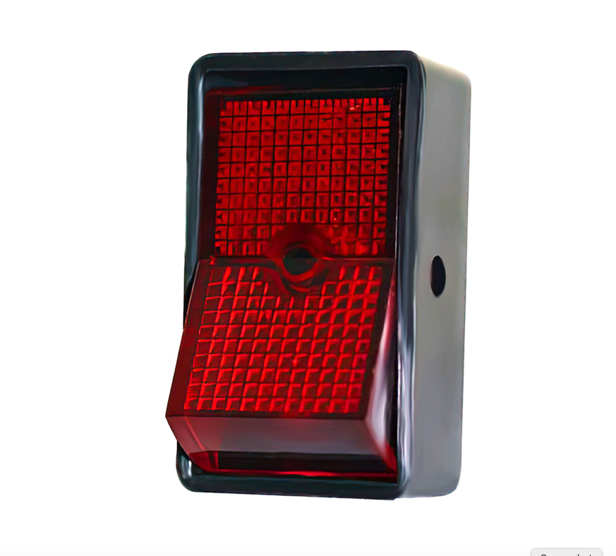 Red Illum Jumbo Rocker 16 AMP 12V S.P.S.T. ON/OFF 1 PC 98297
