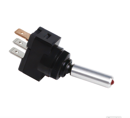 Red LED Toggle 15 AMP 12V S.P.S.T. ON/OFF 1 PC 98311