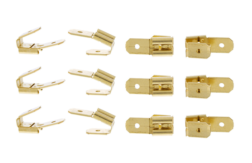 250 Tab M/FM/M NON-Insulated Piggyback Adapter 12 PCS  - 98113