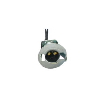1-Wire Universal Single Contact Instrument Panel & License Plate Light Socket W/ Spring Clip Mount, 1 PC -98327