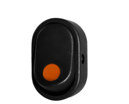 Amber Illum Oval Rocker 16 Amp 12V On/Off- 98364