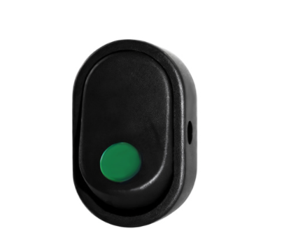 Green Illum Oval Rocker 16 Amp 12V On/Off  - 98365
