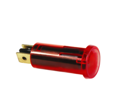 Red Warning Light 16 AMP 12V W/2 Lunar Terminals, 1 PC - 98372