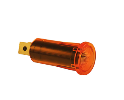 Amber Warning Light 16 AMP 12V W/2 Lunar Terminals, 1 PC - 98373