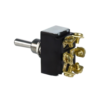 Heavy Duty Toggle w/6 Screw Terminals 30 AMP 12V ON/OFF/MOM.ON 1 PC - 98377