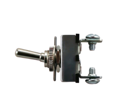 Heavy Duty All Metal Toggle W/ 2 Screw Terminals 20 AMP 12V S.P.S.T. ON/OFF 1 PC - 98378