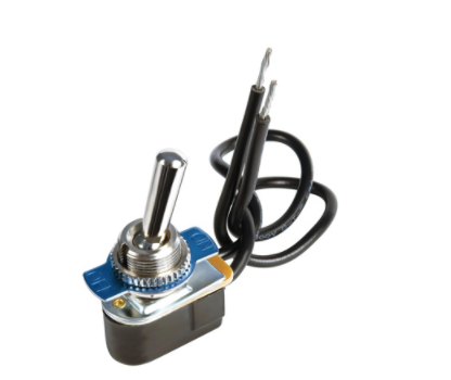 Bakelight Toggle W/ Integrated Wire Leads 15 AMP 12V S.P.S.T. On/Off  - 98389