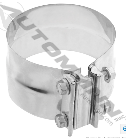 Band Clamp Preformed 5" Stainless Steel Torca   562.U3105SS-T
