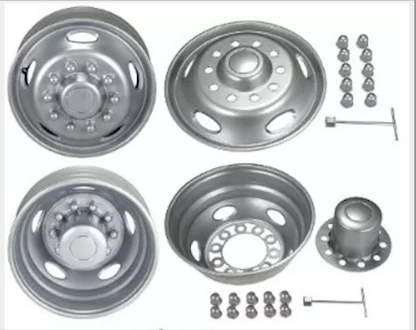 17'' Wheel Simulator Front & Rear 4 Pack W/ Hub Cap - RZCMWC-9506