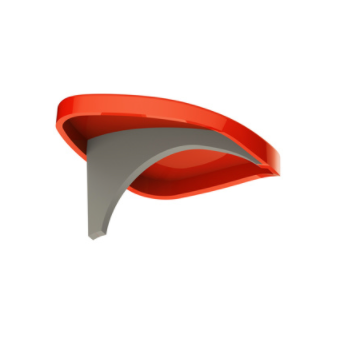 Plastic Cover for 9/10/13/15/18 Speed Gearshift Knob - Cadmium Orange - 71008