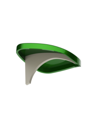 Plastic Cover for 9/10/13/15/18 Speed Gearshift Knob Emerald Green - 71010
