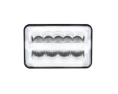 9 High Power LED 4" X 6" Rectangular Light with Light Bar  -  34125