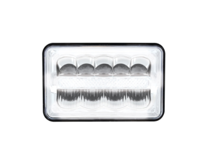 9 High Power LED 4" X 6" Rectangular Light with Light Bar  -  34125