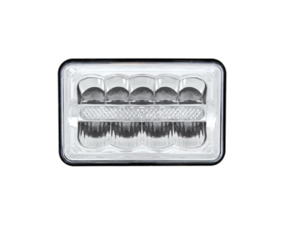 9 High Power LED 4" X 6" Rectangular Light with Light Bar  -  34125