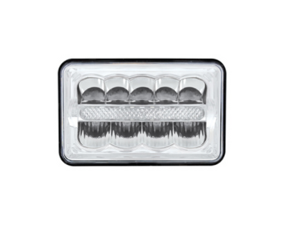 9 High Power LED 4" X 6" Rectangular Light with Light Bar  -  34125