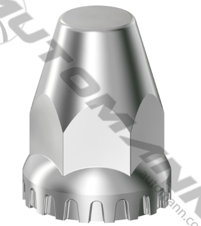 Chrome Plastic Push On 33MM -  562.A4052CP