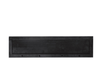 24" X 6" Quarter Fender Top Mud Flap - 5-1/16" Hole Spacing  10611