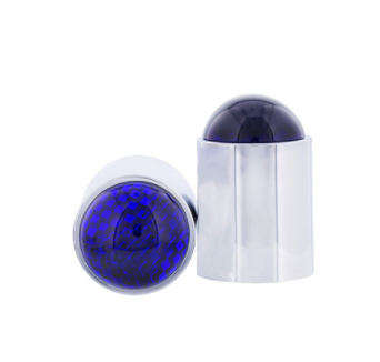 Blue Dome Lens Bumper Guide Top with Chrome Base - 86073