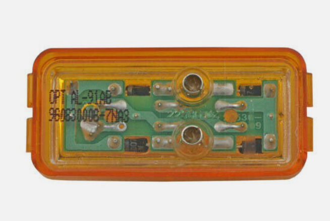 1"x2" Amber Marker Lamp  Amber 3 Diode - MTLED1225-3A