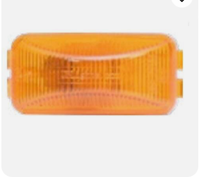 1"x2" Amber Marker Lamp  Amber 3 Diode - MTLED1225-3A