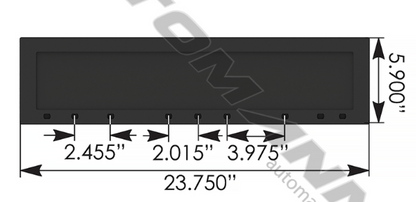 Quarter Fender Top Flap Rubber 1/2in - 562.9115HD
