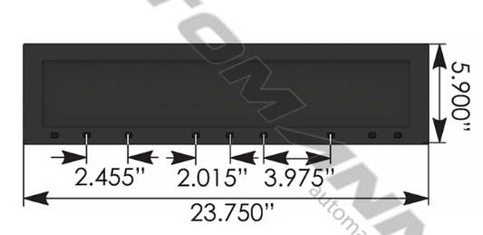 Quarter Fender Top Flap Rubber 1/2in - 562.9115HD
