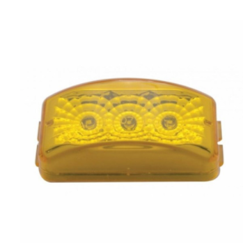 3 LED Reflector Light (Clearance/Marker) - Amber LENS - 39523